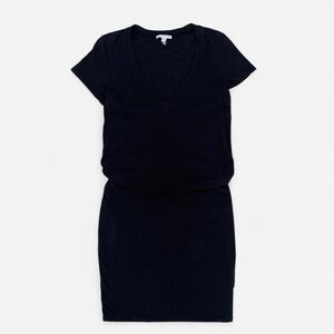 Standard James Perse black mini bodycon dress